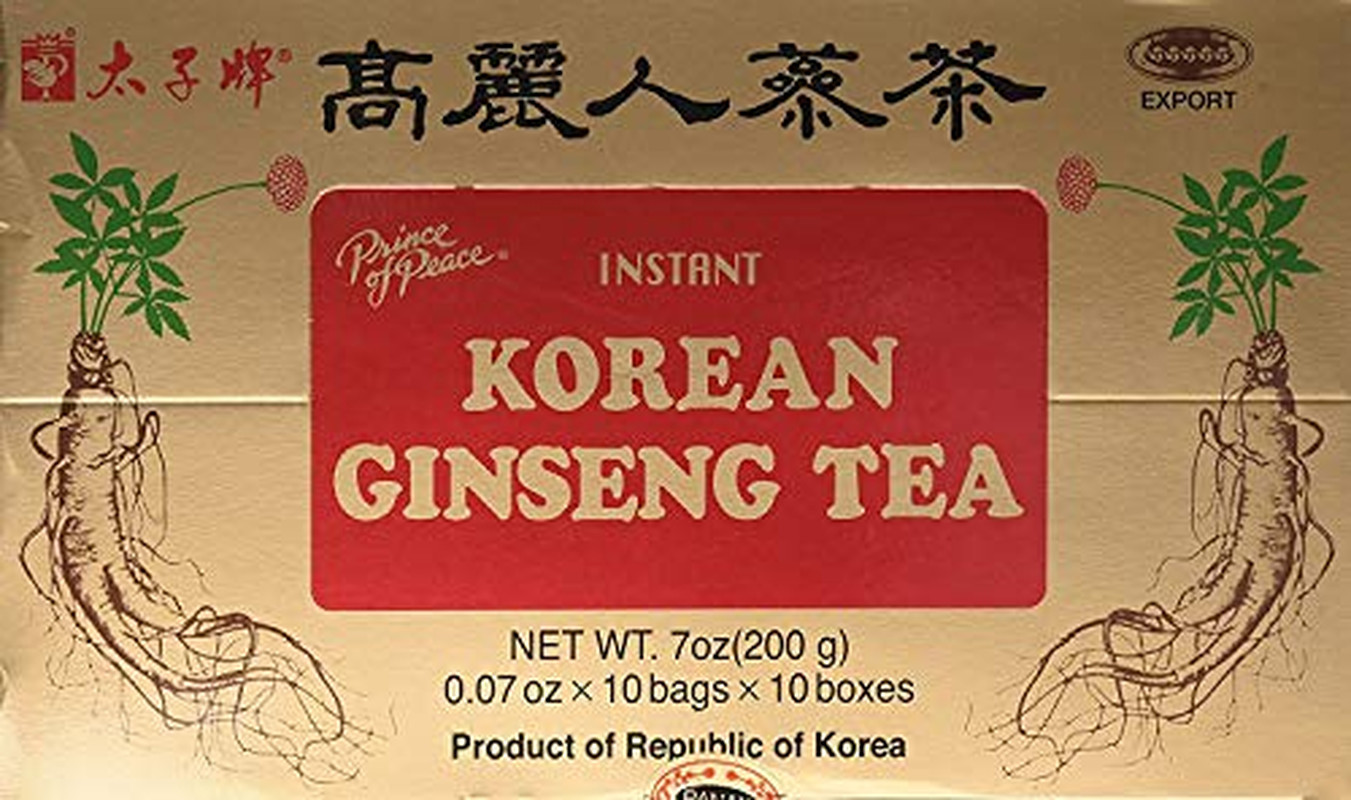 Instant Korean Panax Ginseng Tea – 100 Count