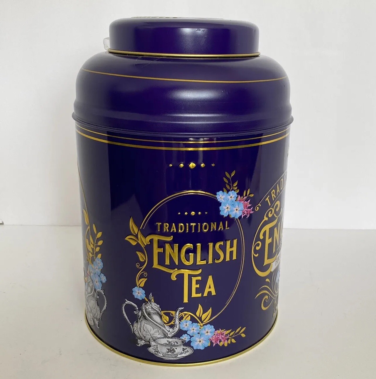 Traditional English Teas Vintage Victorian Tin Fine Ceylon Breakfast 240 Bags