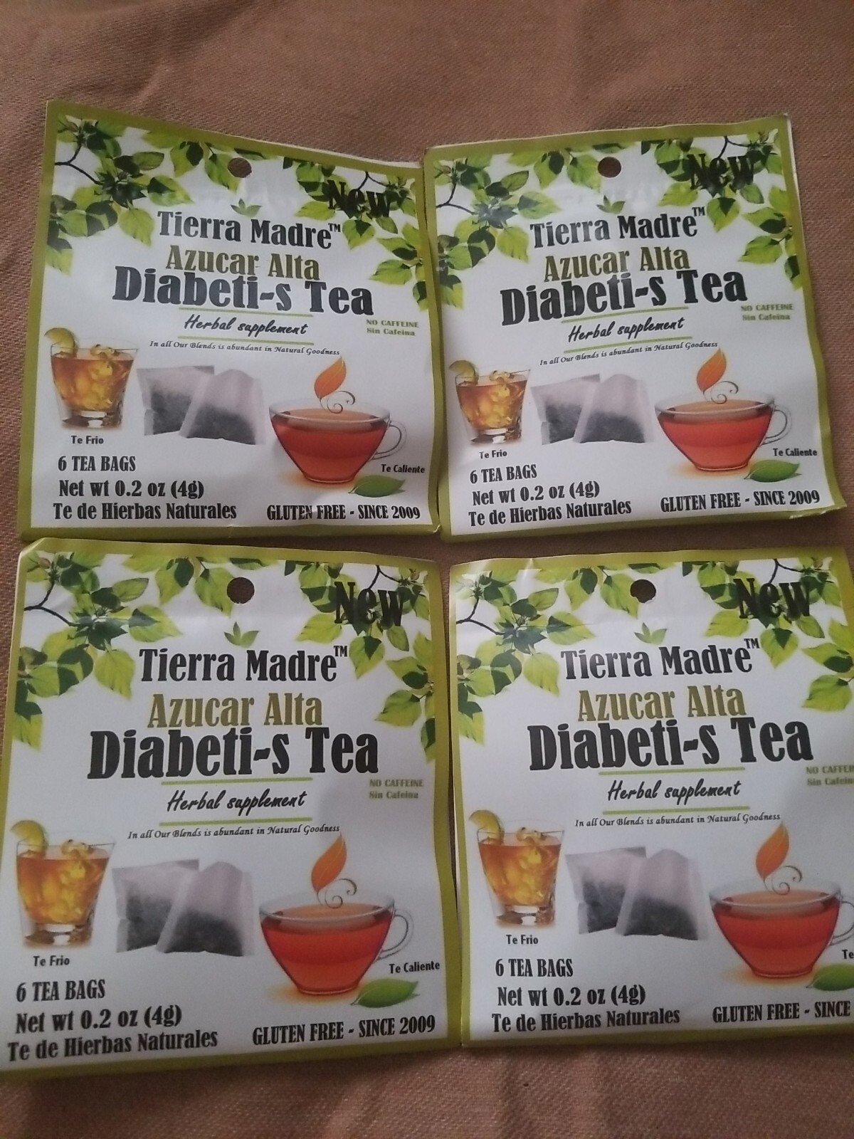 Tierra Madre,Diabeti~S TEA Herbal Supplement, Azucar Alta Tea (24 Tea Bags)