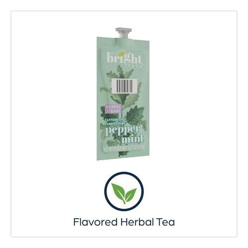 Flavia The Bright Tea Co. Peppermint Herbal Tea Freshpack, 100/Carton