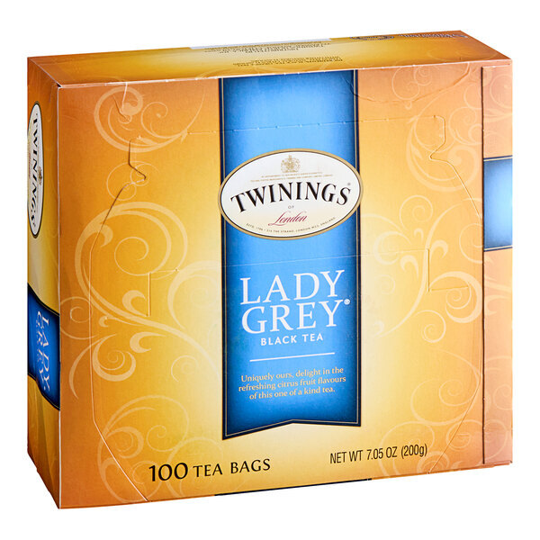 Twinings Lady Grey Tea Bags – 100/Box
