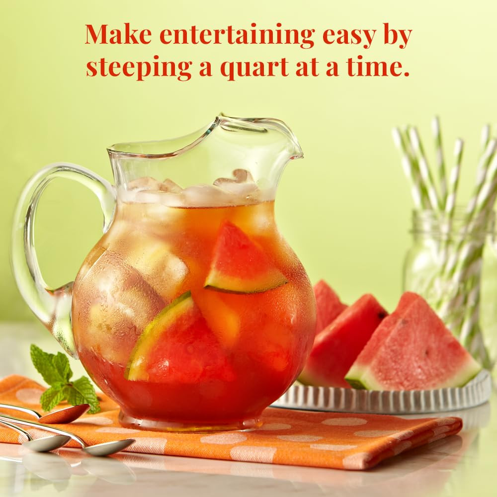 Iced Tea Watermelon Mint, 8 Count, Premium Fine Black Tea