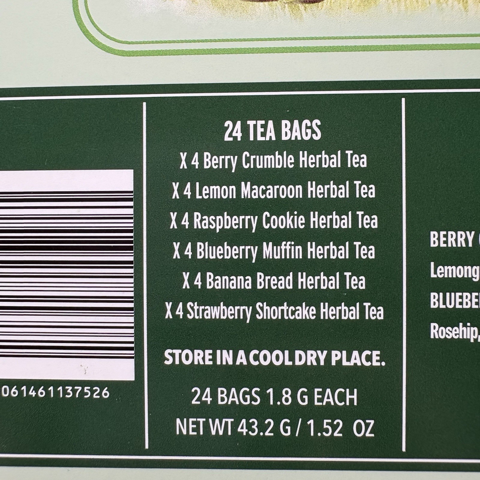 Aldi Benner Tea Co Tea Party Collection Caffeine Free Herbal Tea Assortment NEW