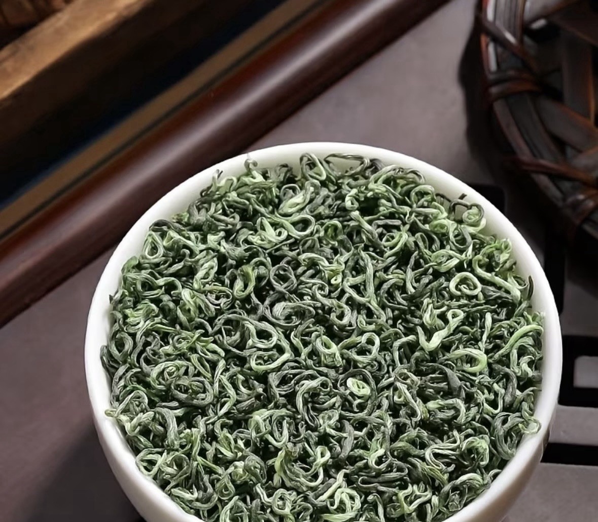 JING FU SHAN Biluochun Green Loose Leaf Tea 125g Tin Chinese Tea & Infusion