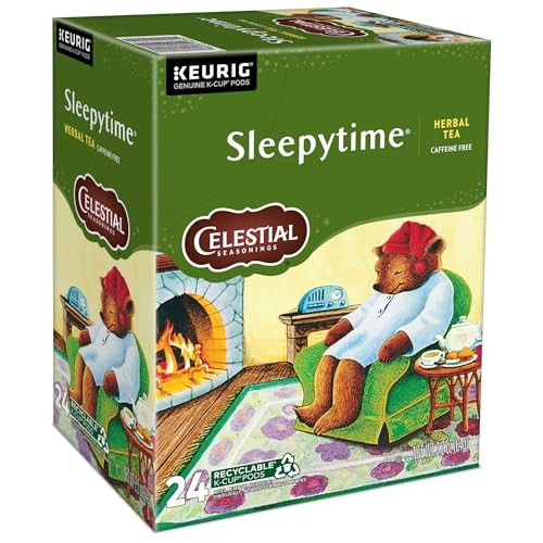 Sleepytime Herbal Tea K Cup Pods 88 Count Caffeine Free Cozy Flavor Recyclable
