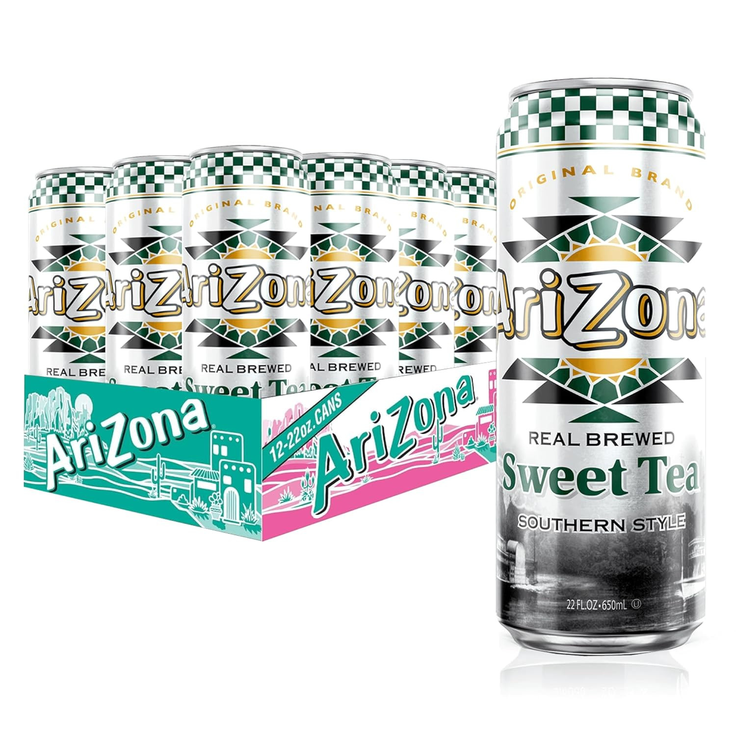 Sweet Tea – Big Can, 22 Fl Oz (Pack of 12)