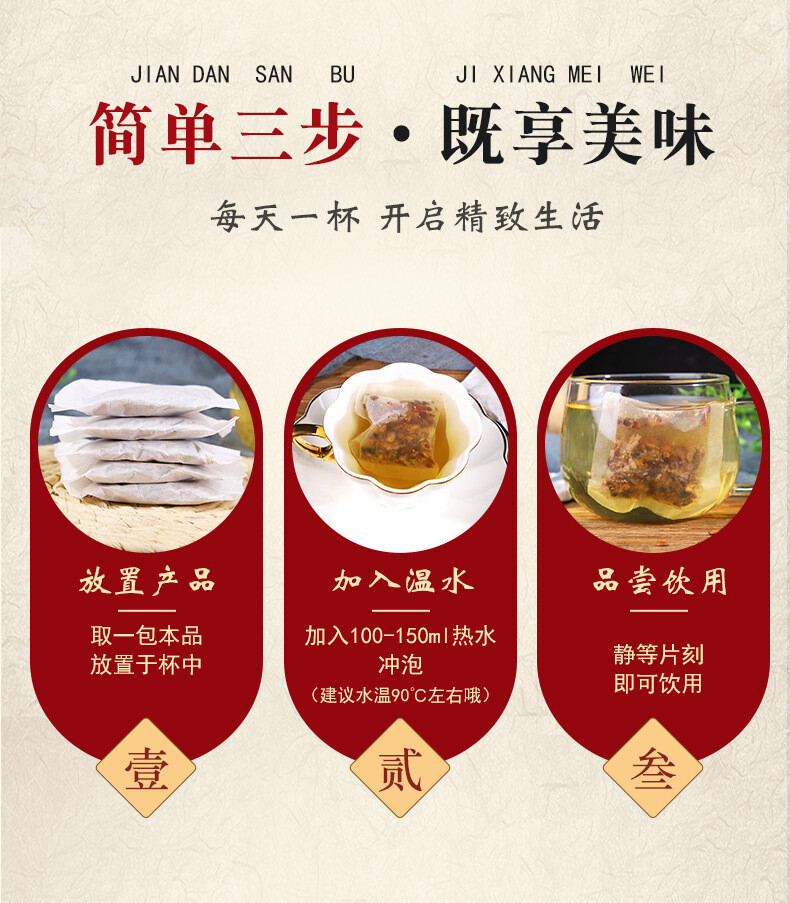 Mulberry Leaf Tea with Bitter Melon and Winter Melon Skin Tea Bags