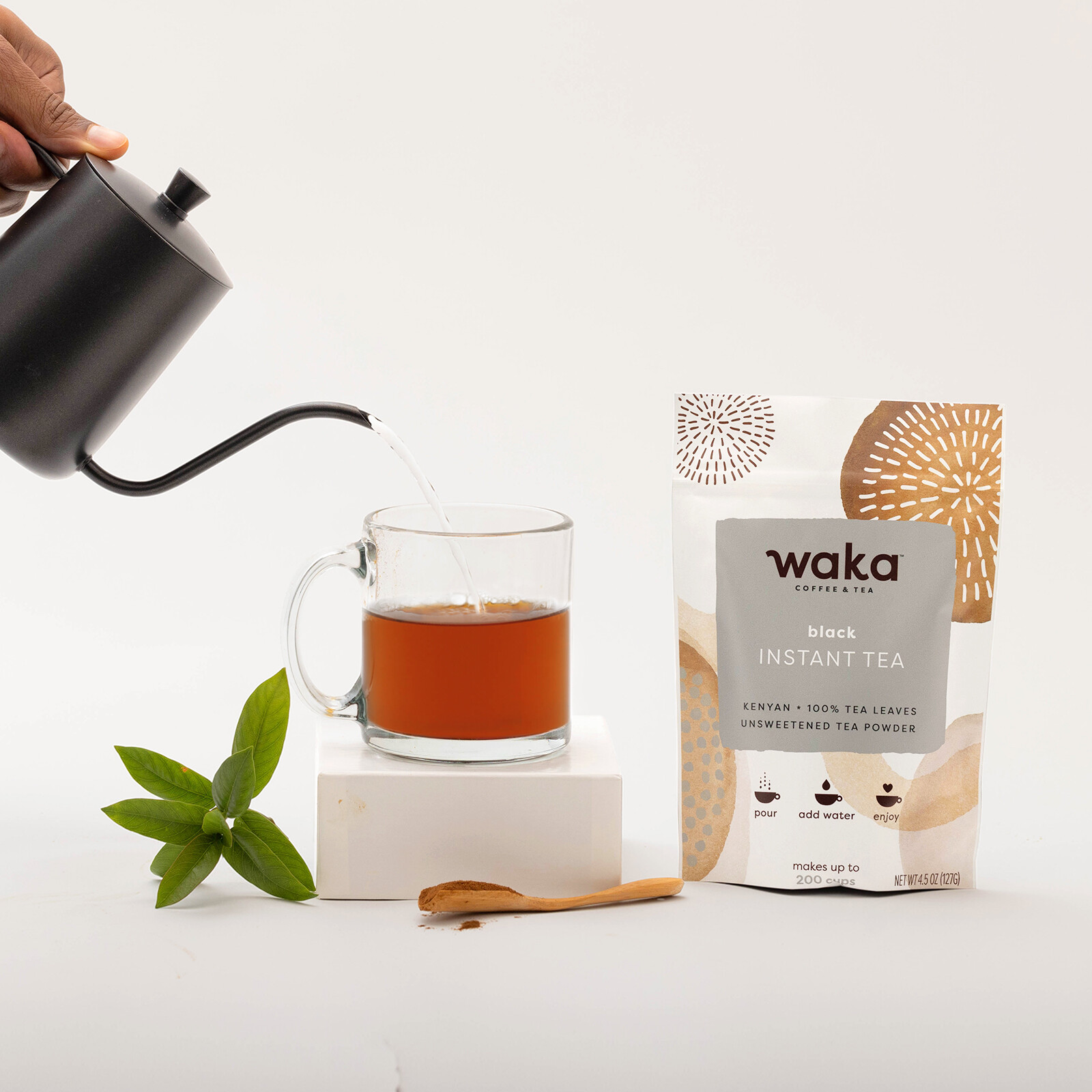 Waka Coffee Quality Instant Tea, Kenyan, Black Tea Powder