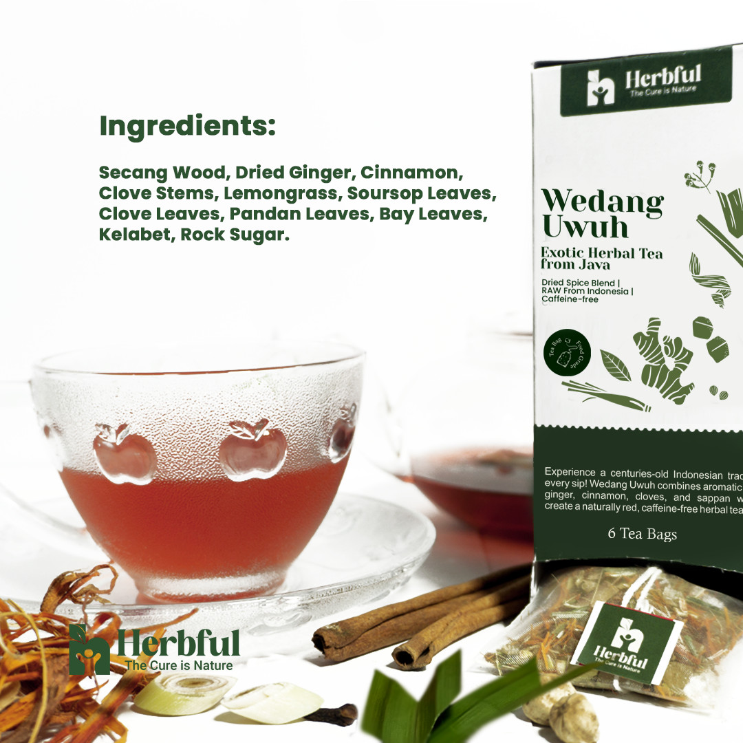 BEST! (Pack of 6) Wedang Uwuh – Exotic Herbal Tea from Java