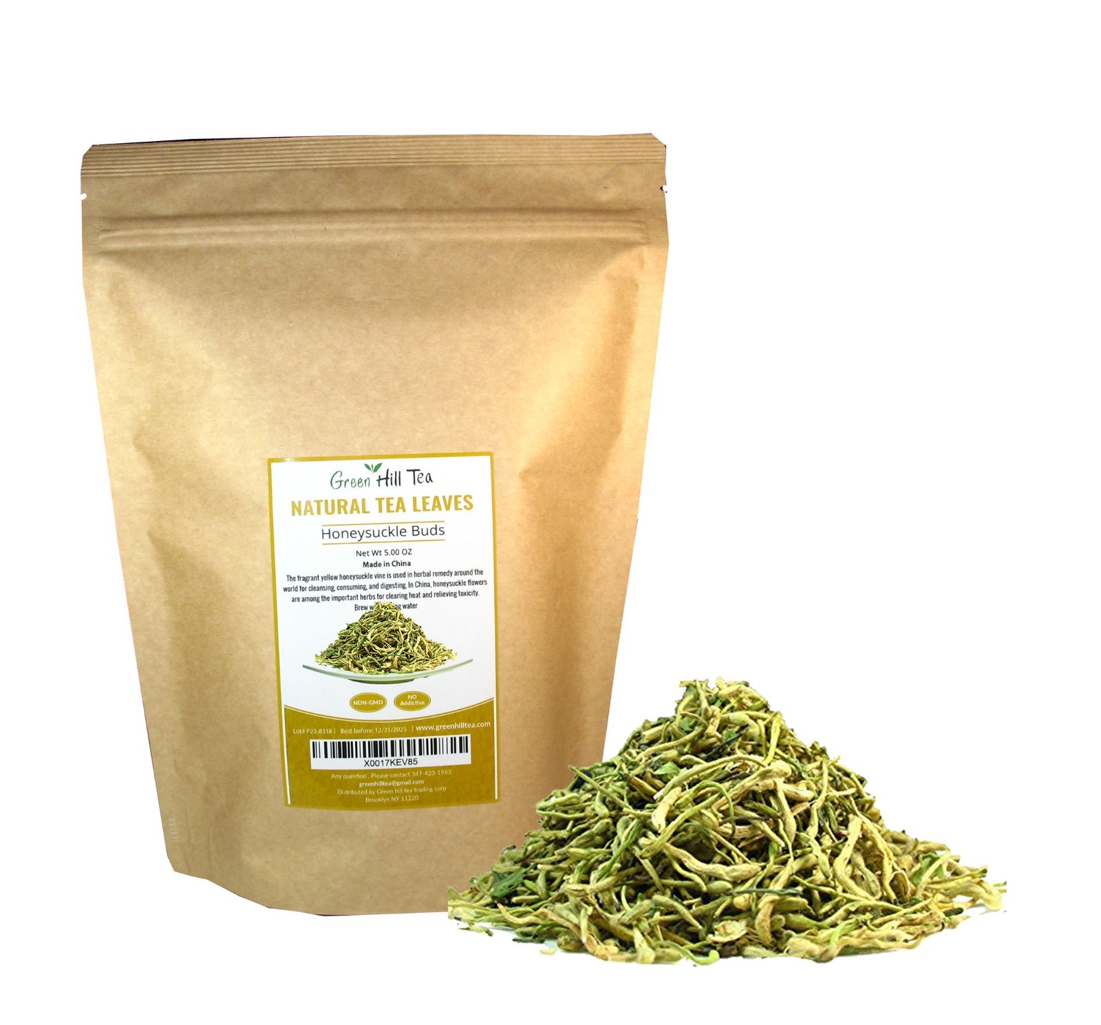 Traditional health herbs, Honey suckle dried herbal tea honeysuckle tea 5 oz