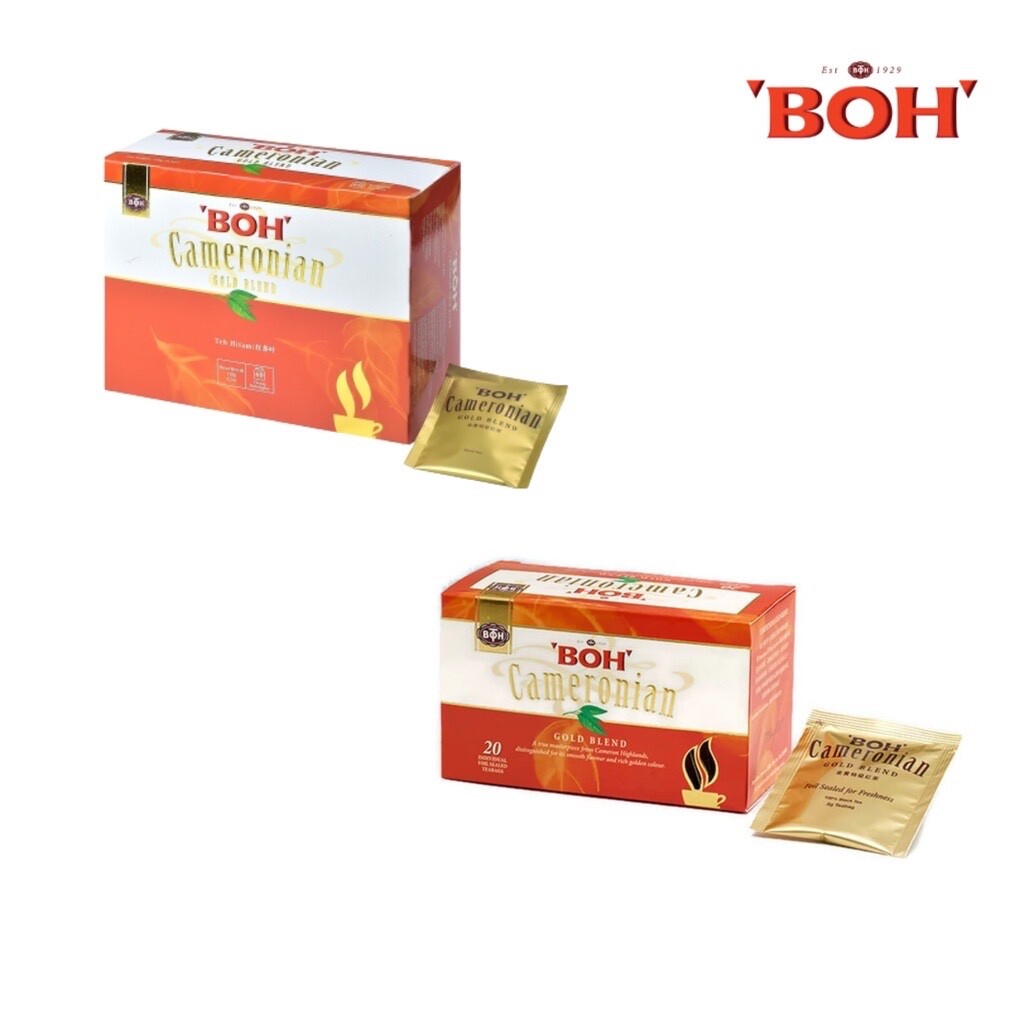 1 Boxes BOH Plantation Cameronian Gold Blend Tea 60 teabags FREE SHIPPING