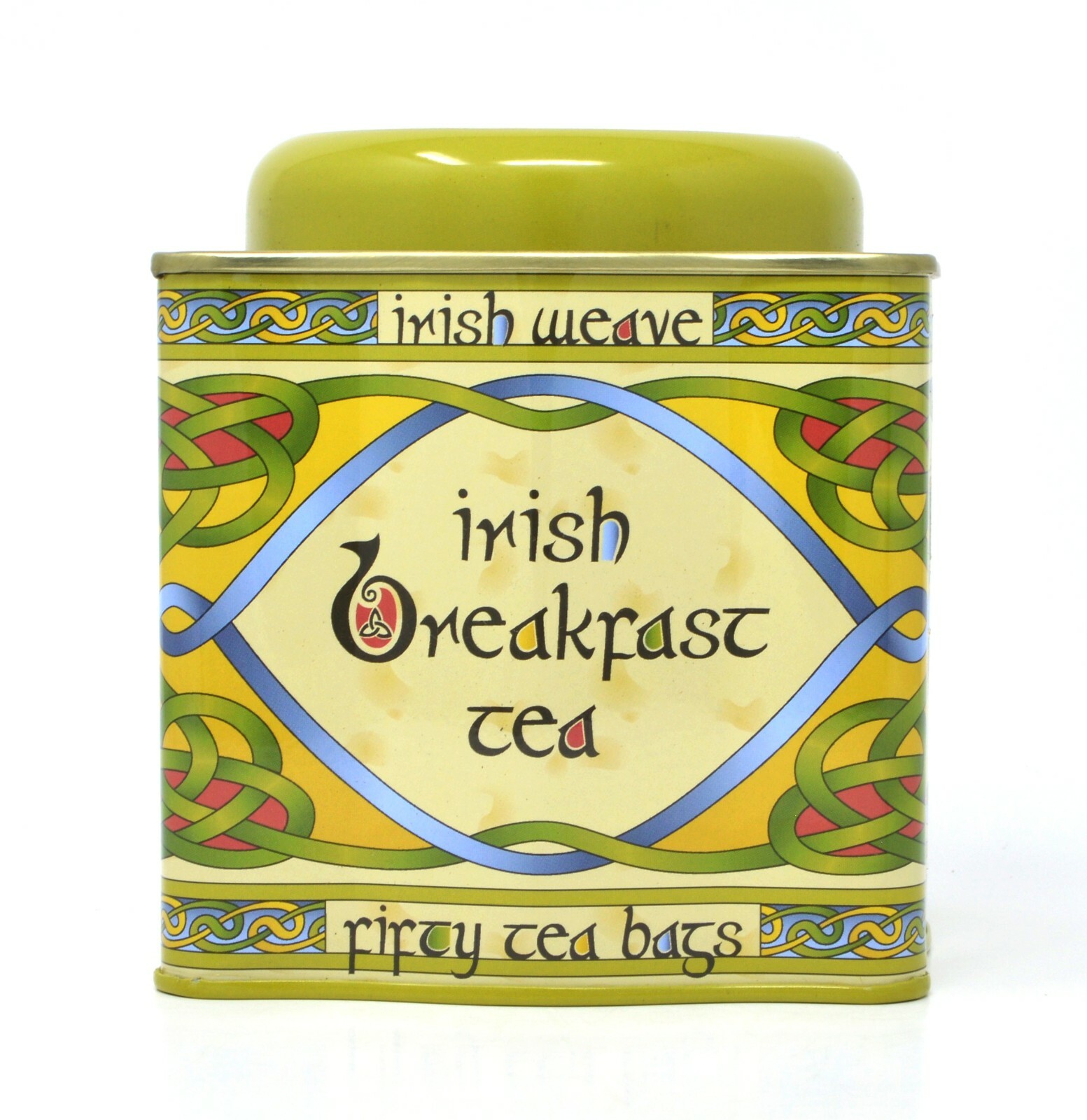 Royal Tara Irish Breakfast Tea, Irish Weave Tin 50 Tea Bags Gold Blend Black Tea
