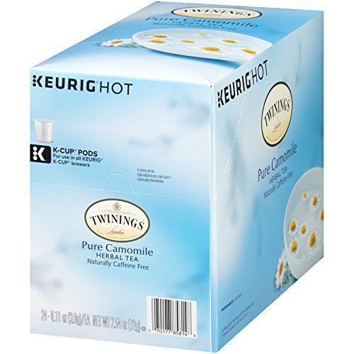 Twinings Pure Camomile Herbal Tea 24 to 144 Count Keurig K cups Pick Any Size