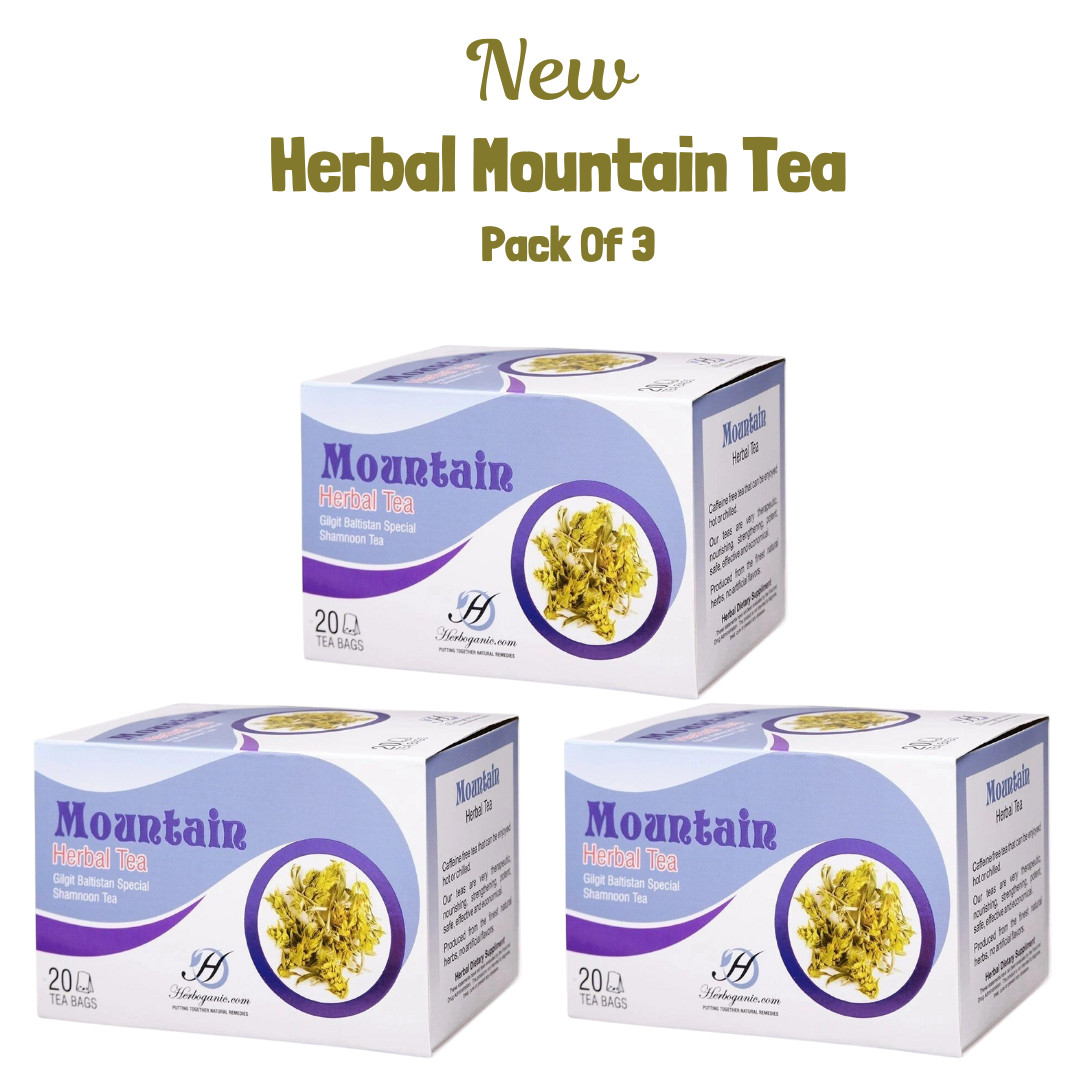 Natural Mountain Herbal Tea-Refreshing Blend for Relaxation and Wellness-Pack 3
