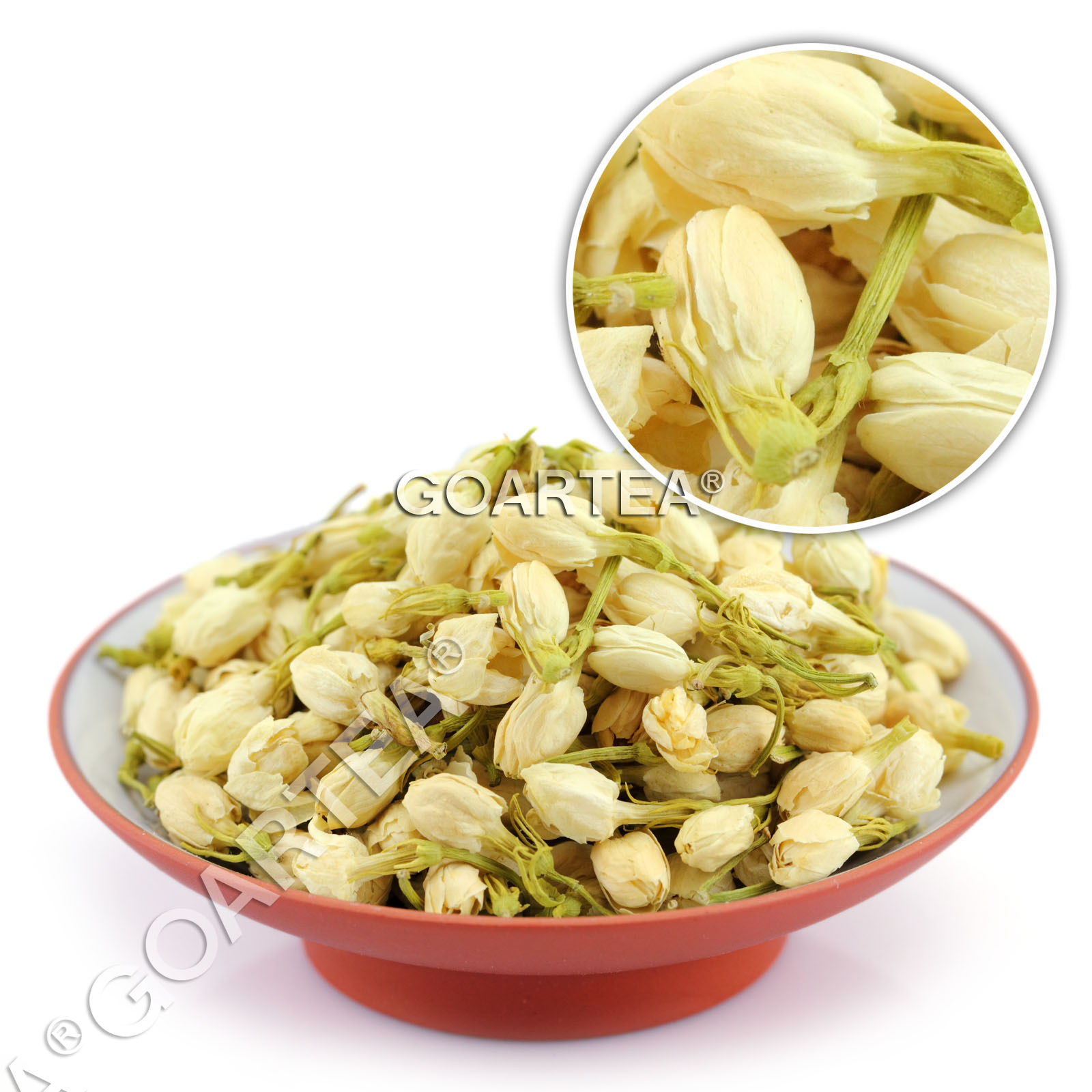 GOARTEA 100g Jasmine Flower Floral Buds Herbal Tea Chinese Natural Fragrance