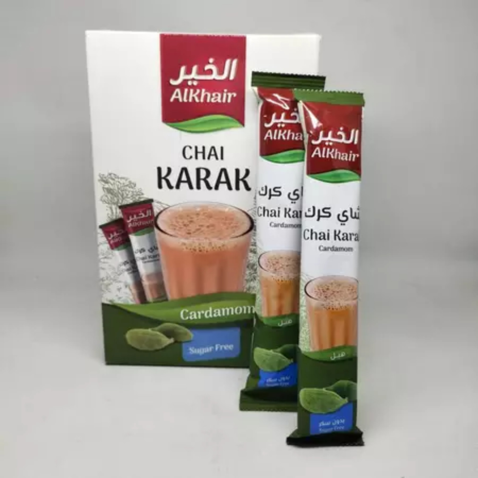 Alkhair Chai Karak Tea 12 Sachets – Arabian Spiced Milk Tea Mix