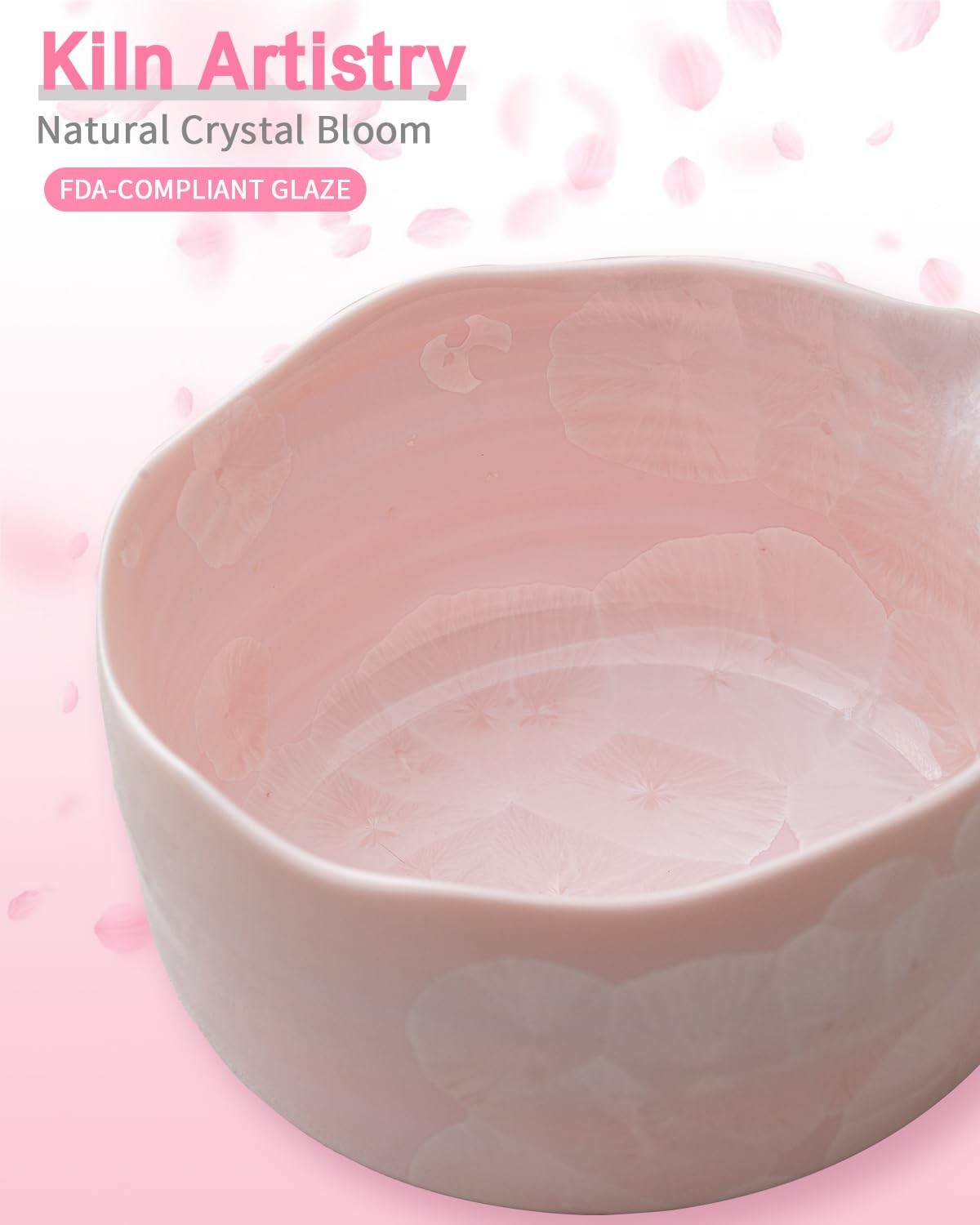 Natural Crystal Flower Matcha Set 4 Pcs Food Grade Matcha Kit with Spouted B…
