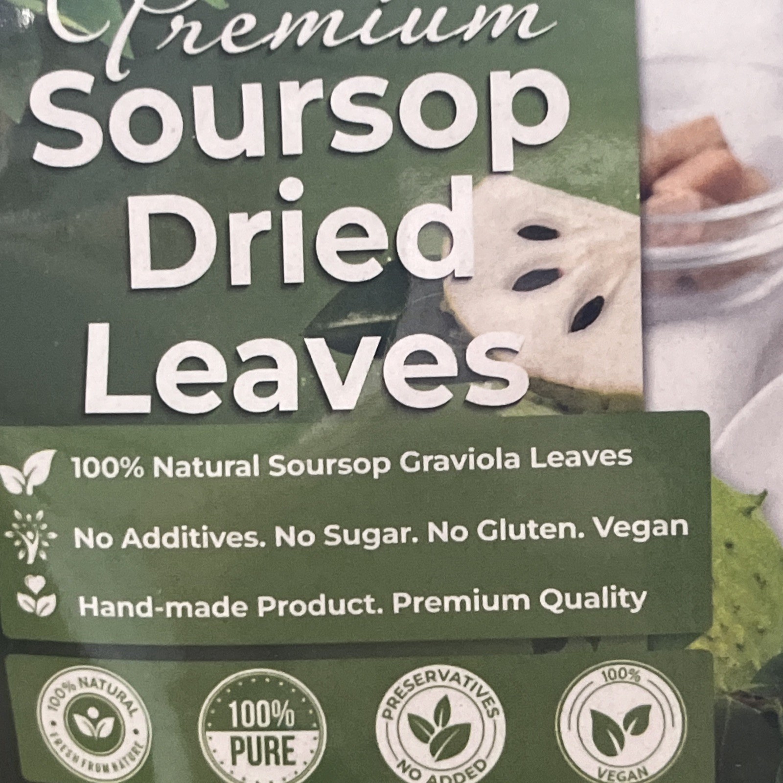 FreshDrinkUS, 330+ Premium Soursop Dried Leafs tea leaves