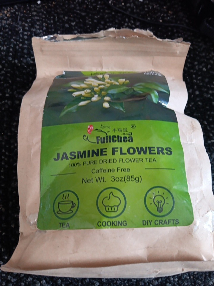 – Dried Jasmine Flowers 3oz/85g – Premium Edible Flowers Whole Buds – Non-GMO…