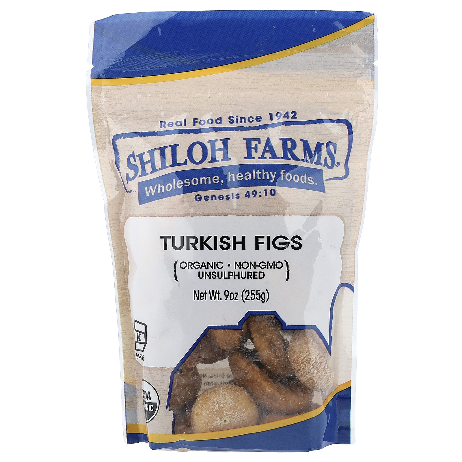 Organic Turkish Figs, 9 oz (255 g)