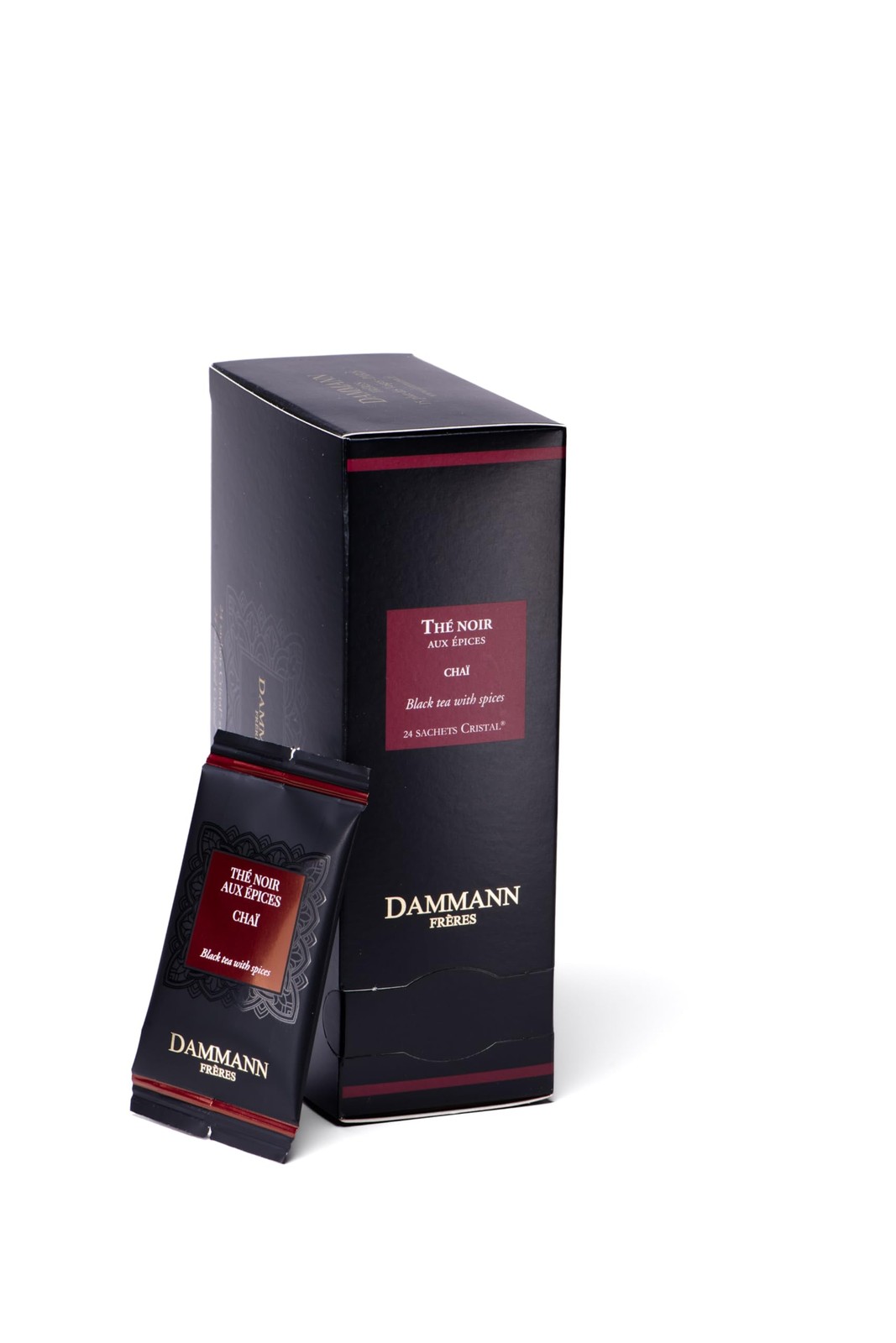 Dammann Freres Satchets, Chai Tea Bags, Premium Gourmet French Black Tea, Ble…