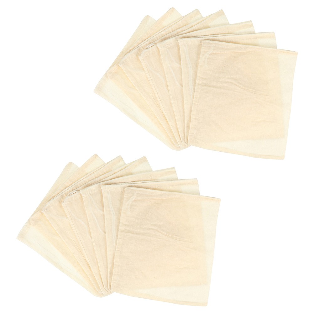 50 Pcs Cheese Cloth Tea Bags Spice for Cooking Soup Juice Strainer