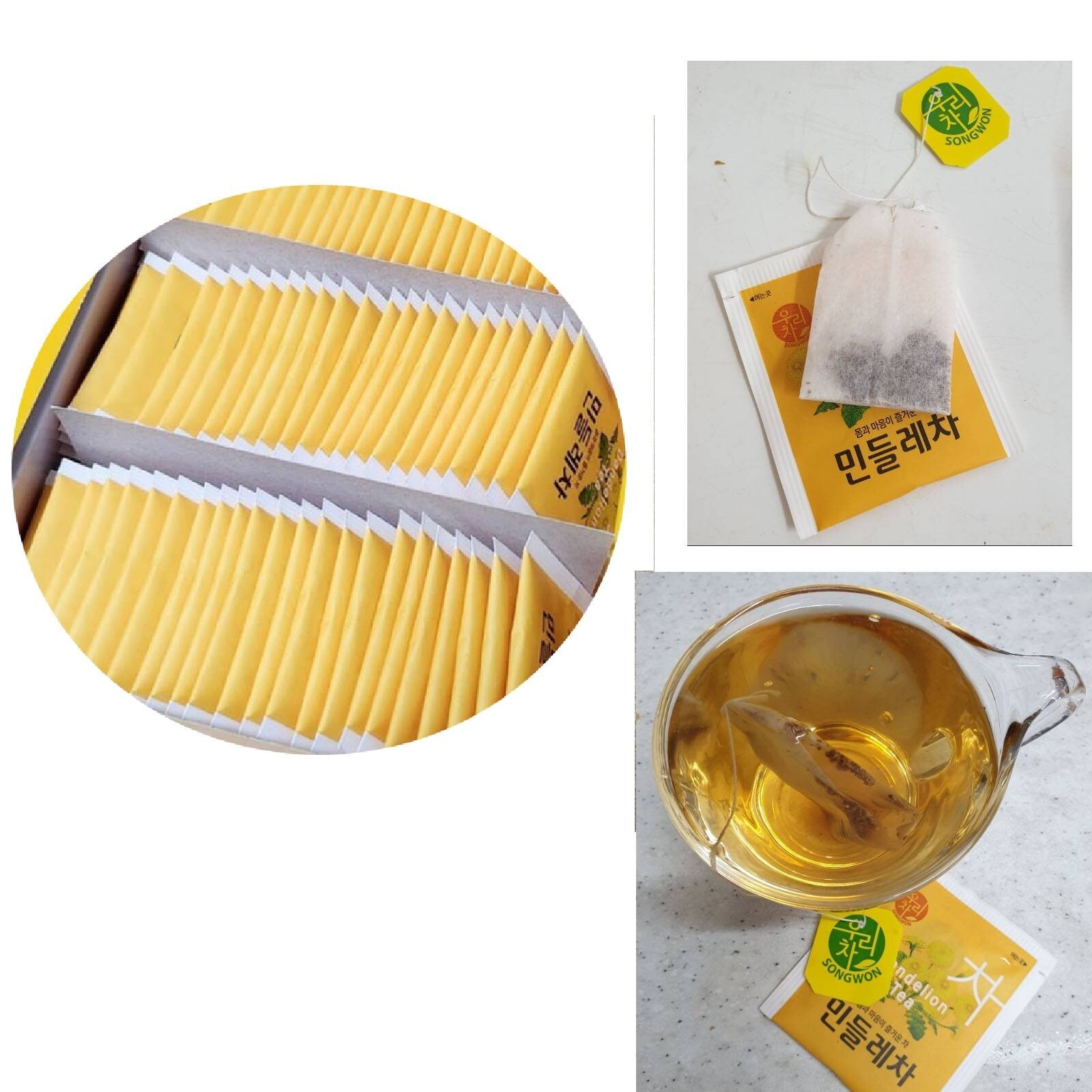 Korean Songwon Dandelion Tea 20 Tea bag Free Shipping wt Tracking