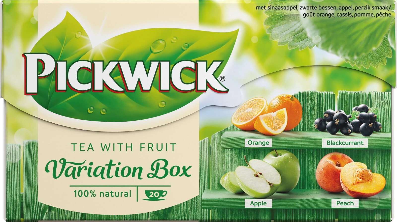 Pickwick Tea Variety Pk – Strawberry, Forest Fruit, Cinnamon, Mango & more 100ct