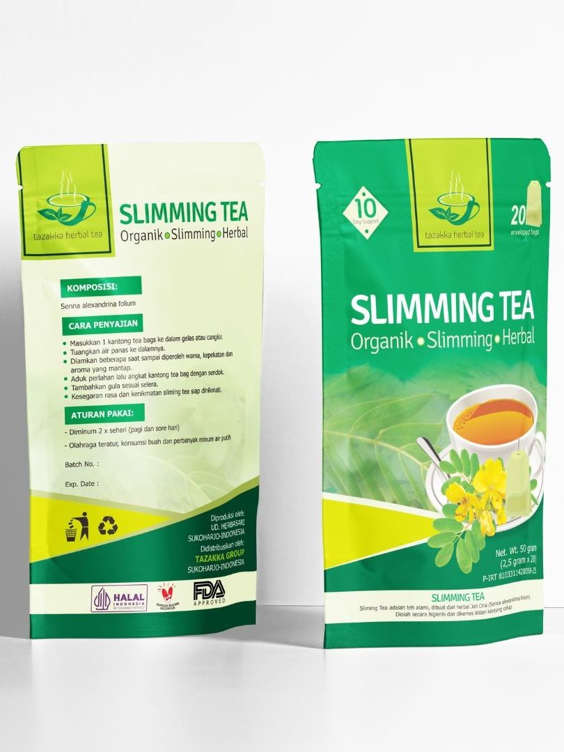 3x slimming herbal tea bags senna jati cina 50g each 150g bundle aroma ritual