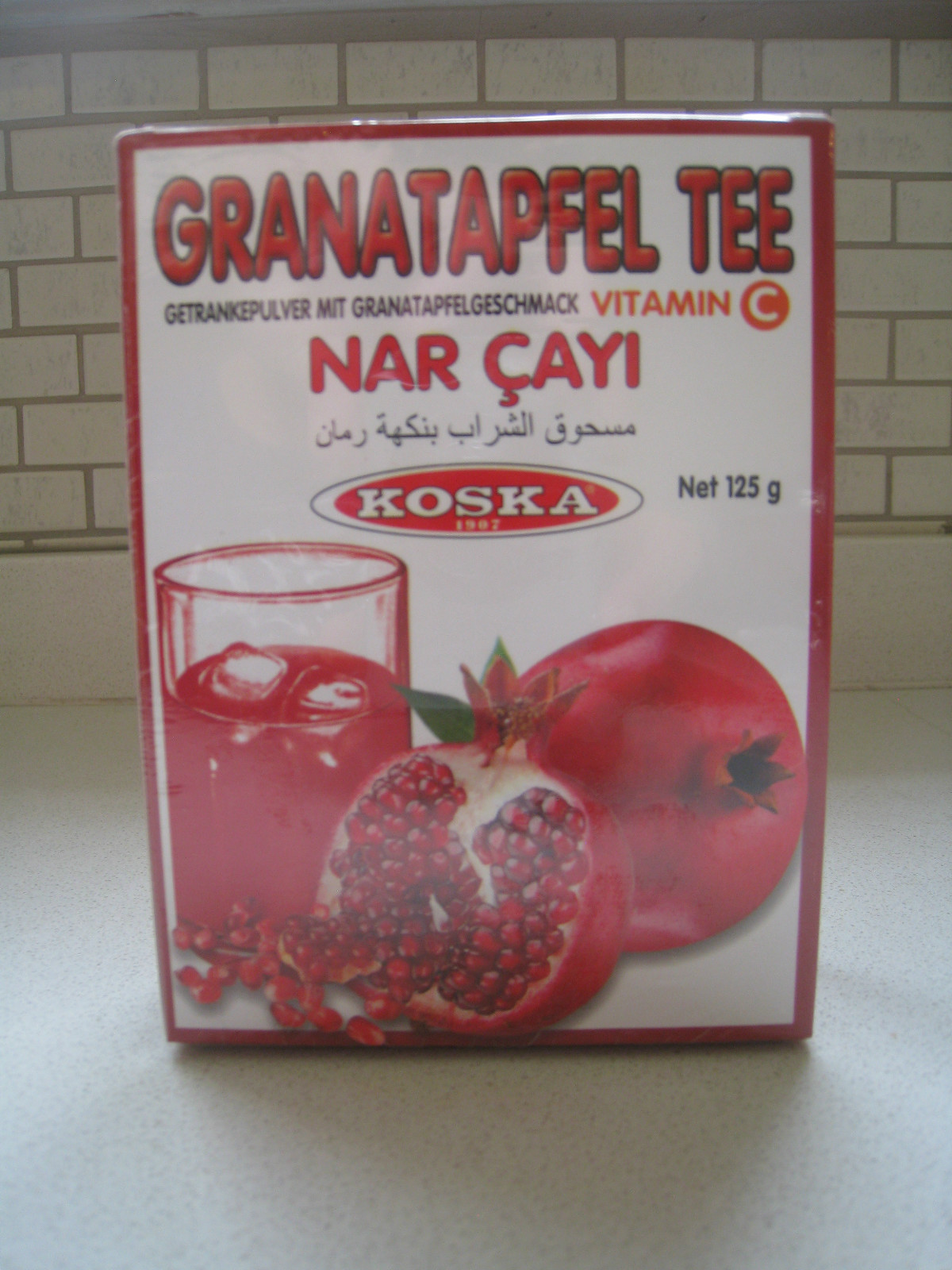 Turkish Traditional Pomegranate Tea Instant Granulated from Koska Nar Cayı