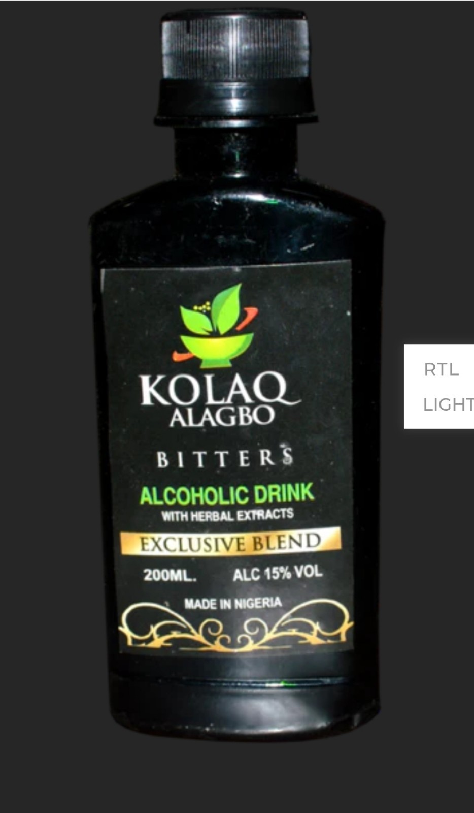 3bottle Kolaq Alagbo Energy Drink Bitters, 200ml