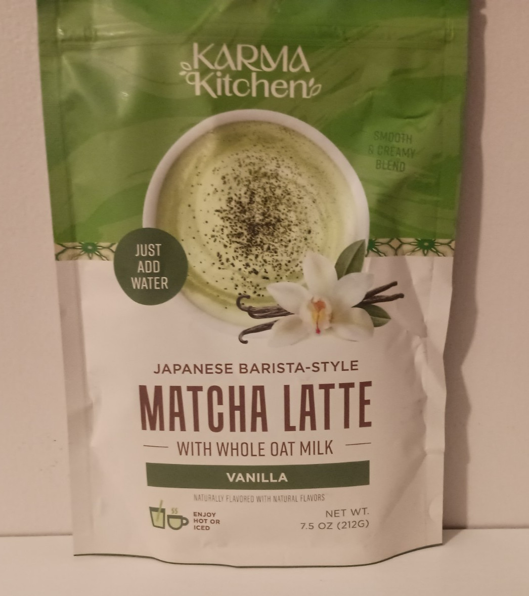 Karma Kitchen Japanese Barista-Style Vanilla Matcha Latte w/ Whole Oat Milk