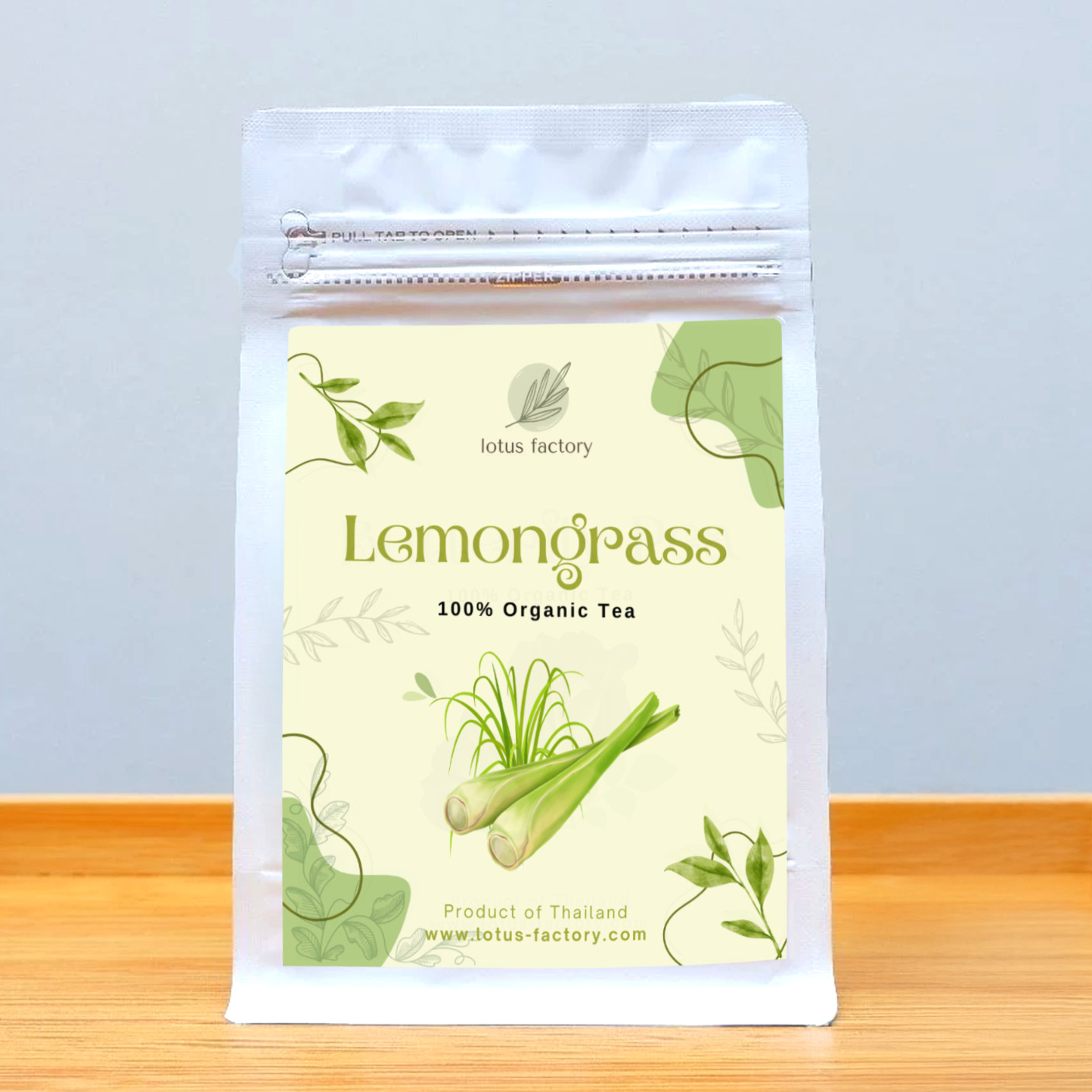 Organic Lemongrass Tea | 100% Natural Dried Lemongrass | Refreshing Herbal Infus