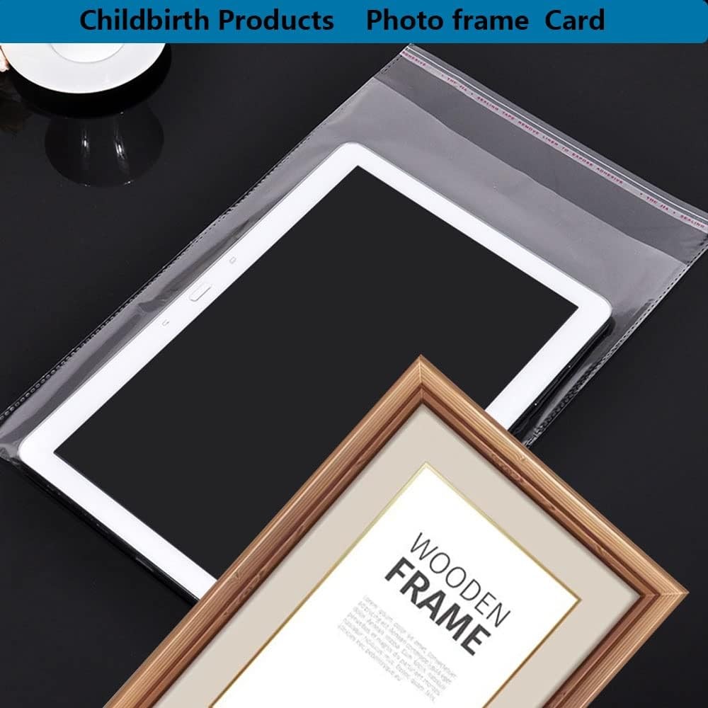 Keoferlo Self Adhesive Sealing Cellophane Bags 14 x 20-inch Large Packing Tshirt