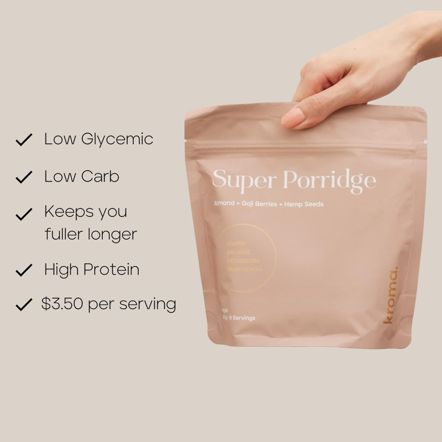 Kroma Morning Ritual Bundle: Matcha & Super Porridge for Energized Mornings