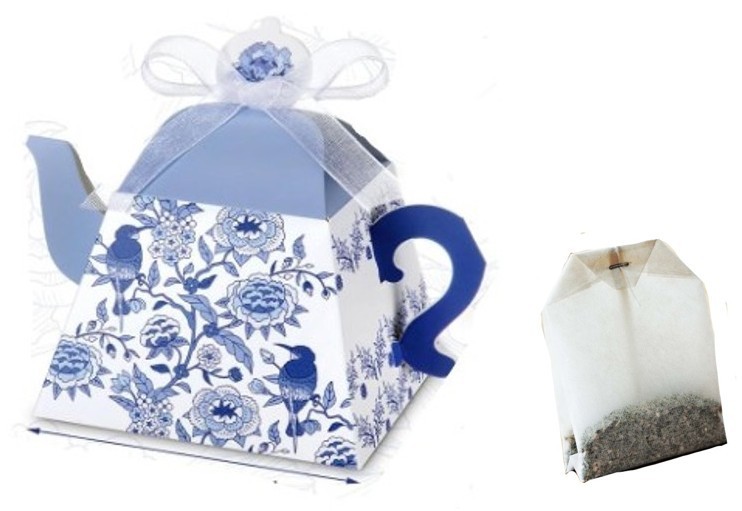 30-Count Jasmine Tea Bags in Tea Pot Shape Gift Box 100% Natural Handpicked