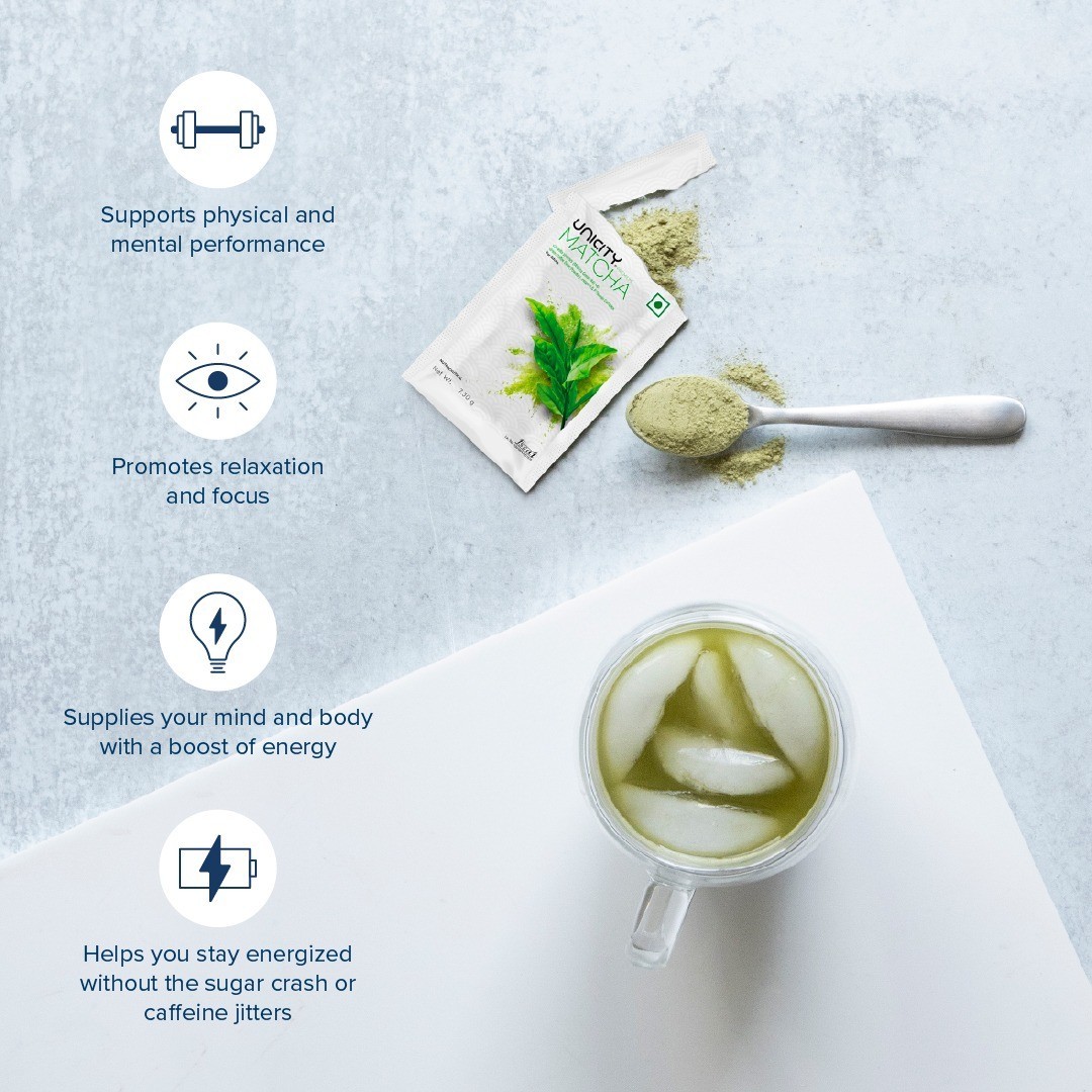 Unicity Premium Matcha Green Tea | Healthy functioning metabolism | 10 Sachets