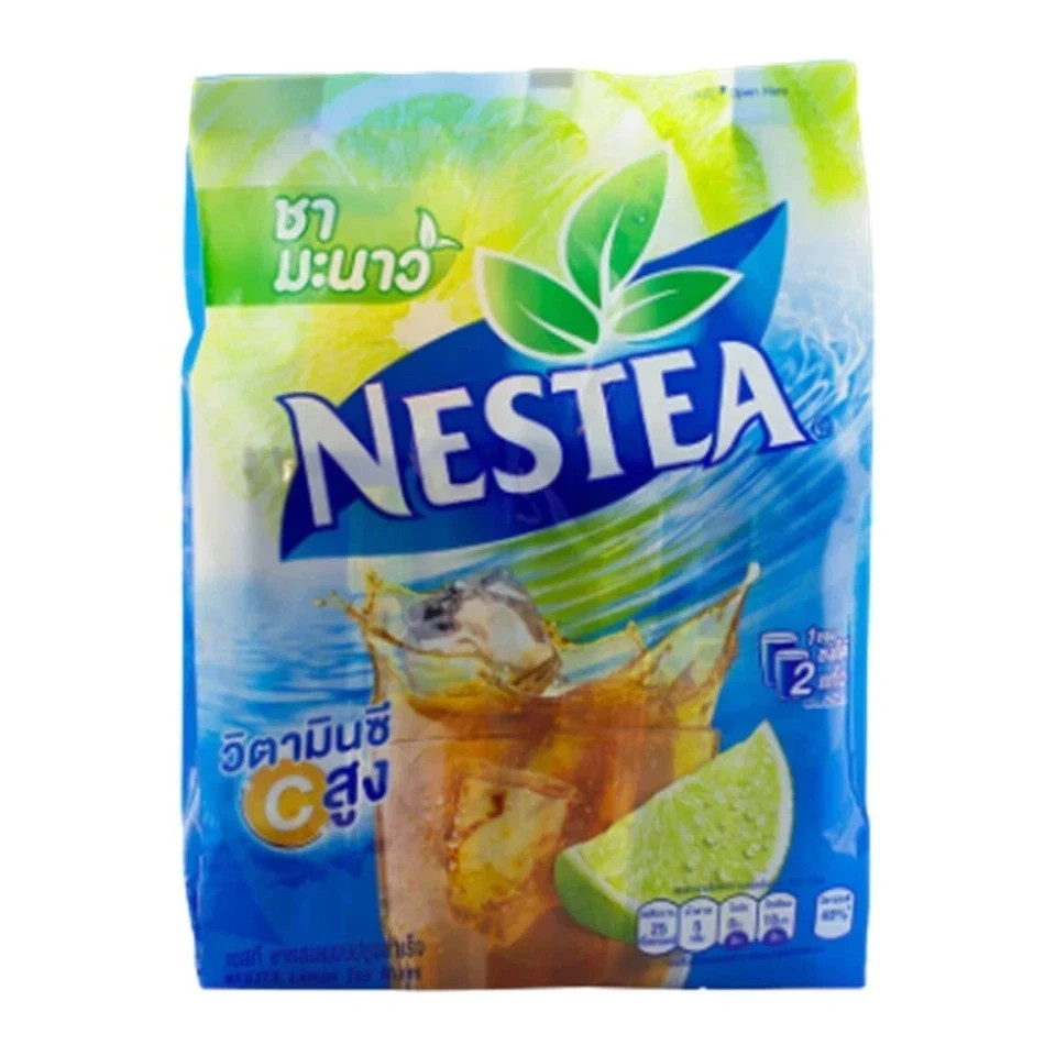 Nestea LEMON TEA Instant Powder Sour & Sweet Taste Drink Iced Fresh (18 Sachets)