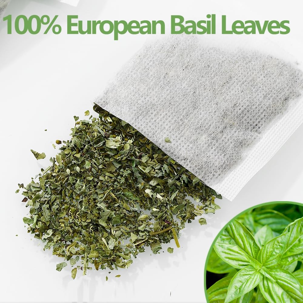 Premium 50 Holy Basil Tea Bags, Made with 100% Natural 50 Count (Pack of 1)