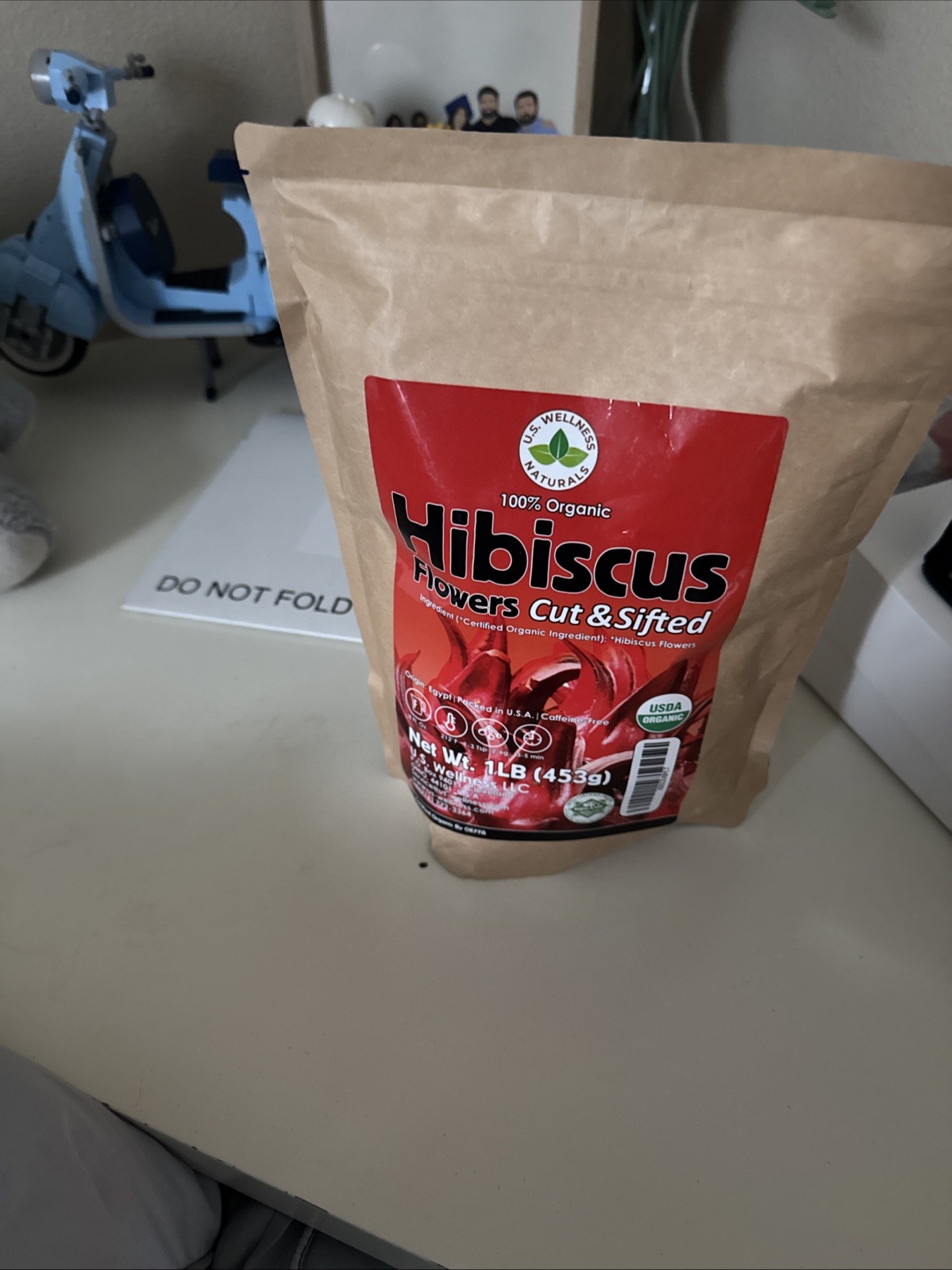Naturals, Hibiscus Flowers 1LB 16 Oz Hibiscus tea cut & sifted flowers, Flor …