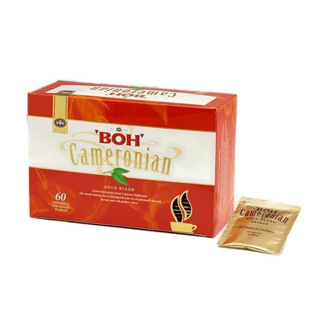 1 Boxes BOH Plantation Cameronian Gold Blend Tea 60 teabags FREE SHIPPING