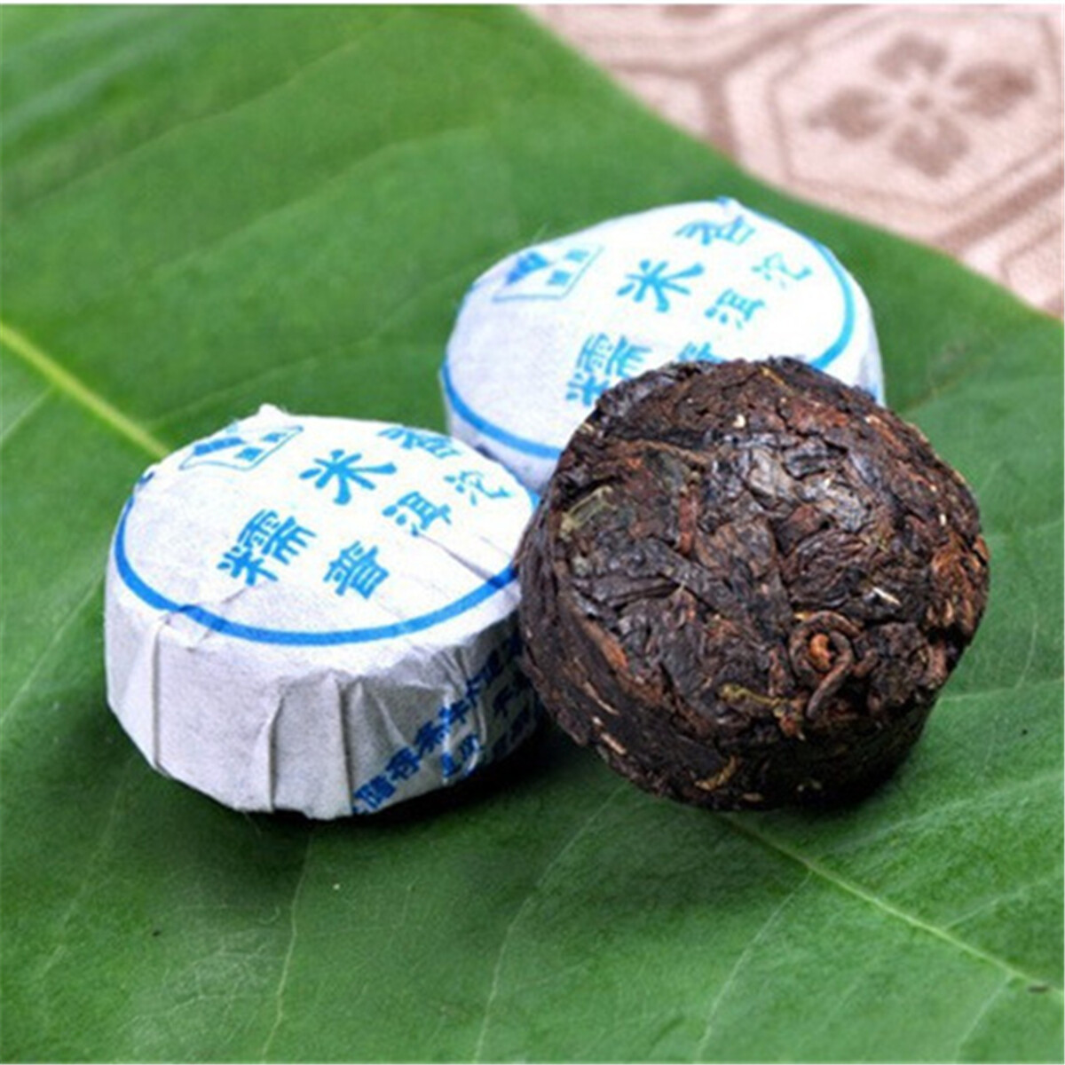 Pu’erh Tea Cake Organic Puerh Black Tea 100g Chinese Ripe Pu-erh Tea MINI Cooked