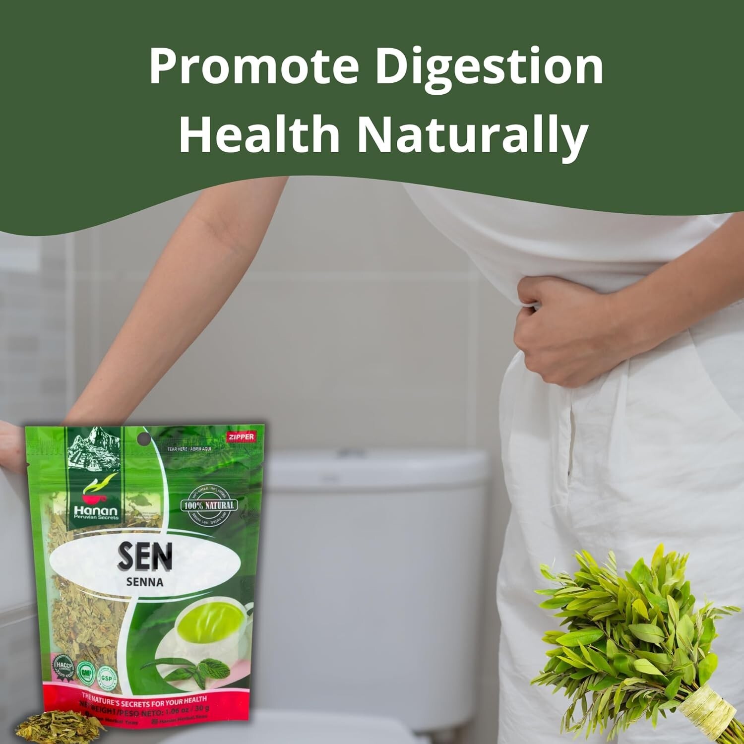 Senna Leaves (Sen) – Loose Leaf Herbal Tea for Constipation & Weight Loss