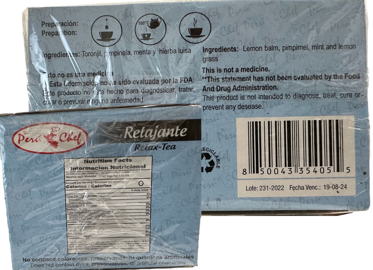 Relaxing tea 40 bags deep Sleep herbal tea mood sleeping support