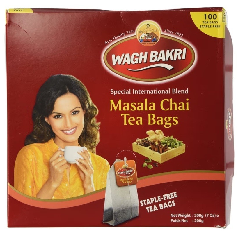 Wagh Bakri Masala Chai 100 Masala Chai Special International Blend 100 Tea Bags