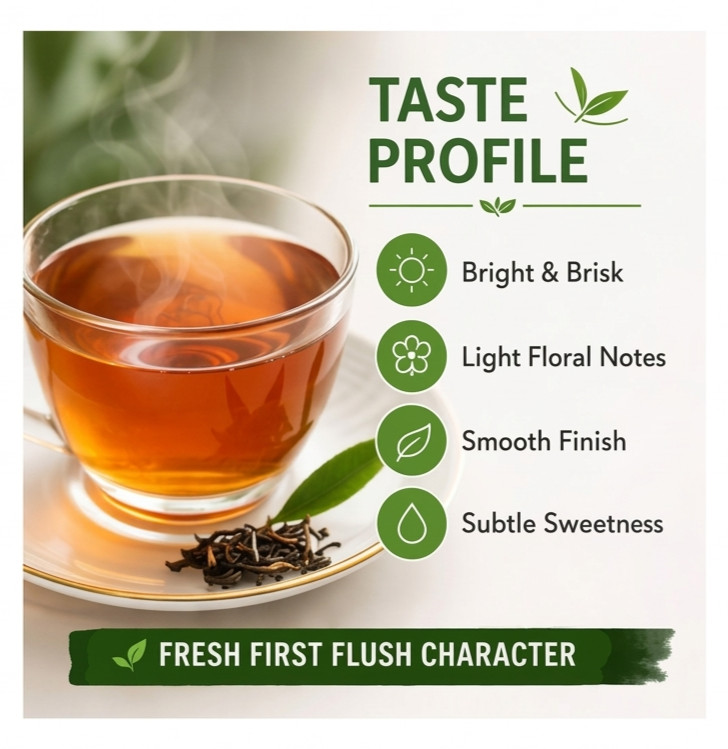 Premium Assam First Flush Tea 2026 SFTGFOP 1 Whole Leaf Fresh Indian Black Tea
