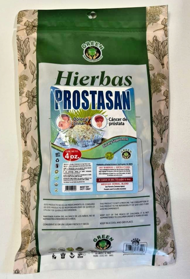 Prostasan Herbal Blend 4oz -Organic Mexican Herbal Tea / Té Natural de Hierbas