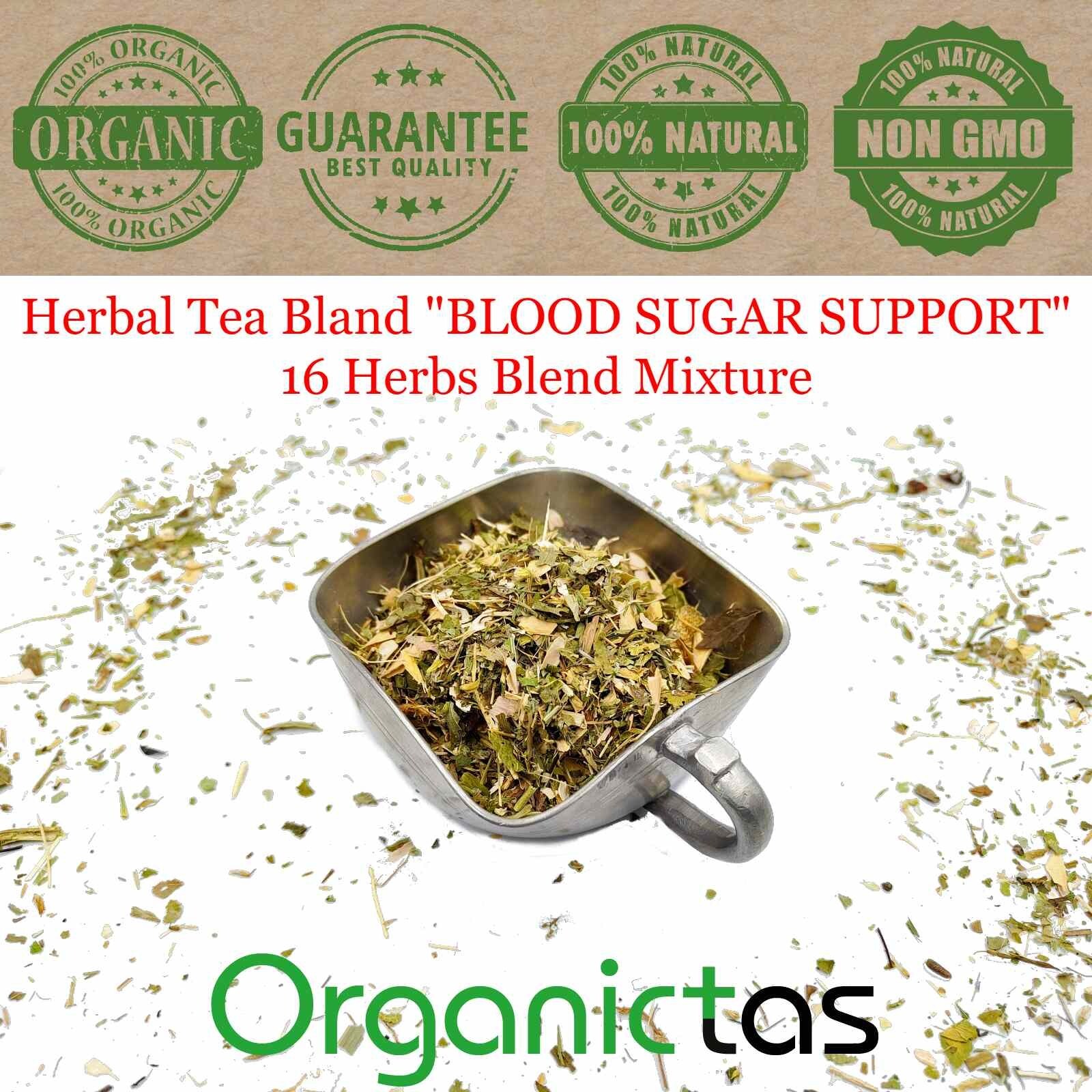 Best DIABETIC TEA Mix 100g – 16 Natural Herbs Recipe Regulate Lower Blood Sugar