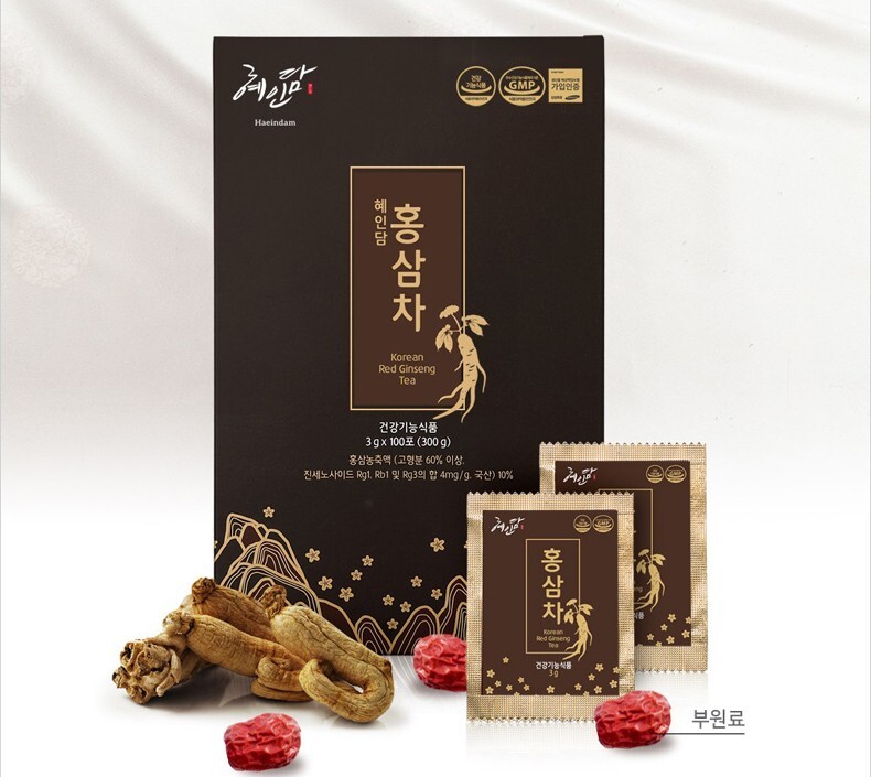 Hyeindam Red Ginseng Extract Red Ginseng Root Tea 3g x 100bags