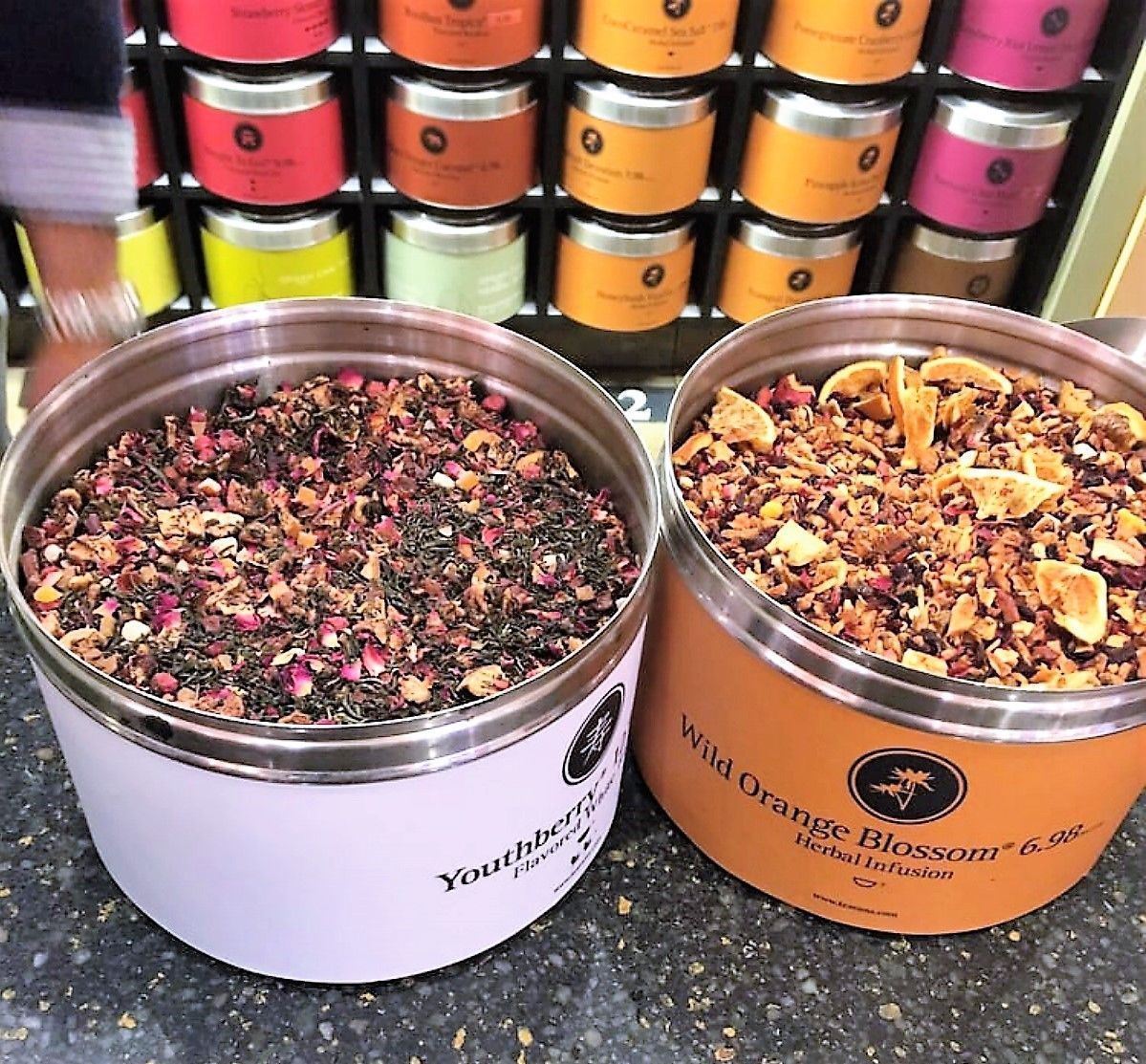 🍓 NEW TEAVANA 🍓 4 OZ YOUTHBERRY & WILD ORANGE 🍊BLOSSOM BLENDED SEALED TEA BAG